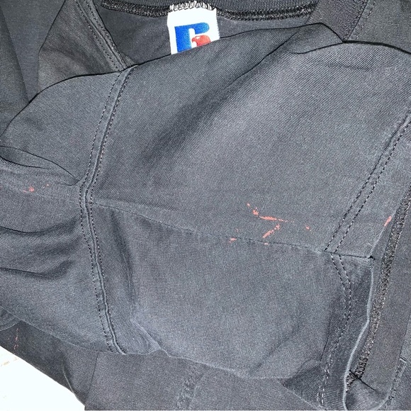 Russell Athletic Vintage Tee Men's Size XL Black Cotton Short Sleeve T-Shirt - Picture 8 of 9